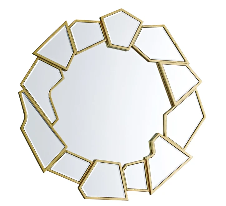 GD002 Geometric Mirror – 60x60cm with Gold Framing - Image 2
