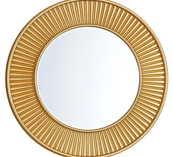 GD005 Circular Mirror – Gold Framed 60x60cm - Image 2