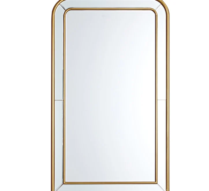 GD006 Mirror – Arched 100x60 cm with Gold Border - Image 2