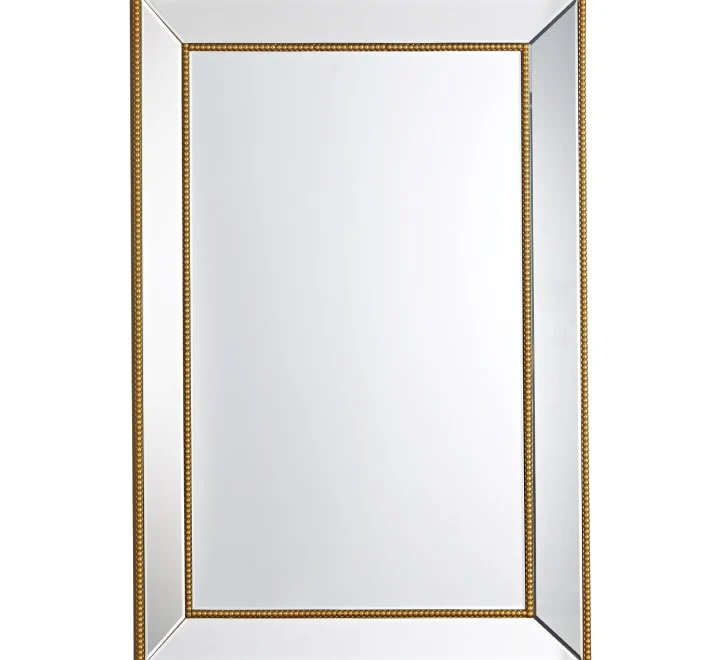 GD009 Mirror – 120x80cm with Gold Beaded Frame - Image 2