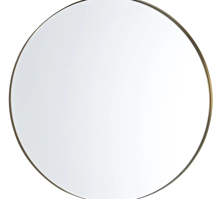 GD010 Circular Mirror – 60x60cm Gold Framed - Image 2
