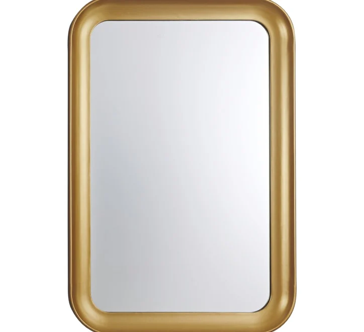 GD016 Rectangular Mirror – Gold Framed 120x80cm - Image 2