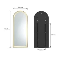 GD017 LED Mirror – Arched Design 150x60 cm with Colour-Changing Touch Switch - Image 4