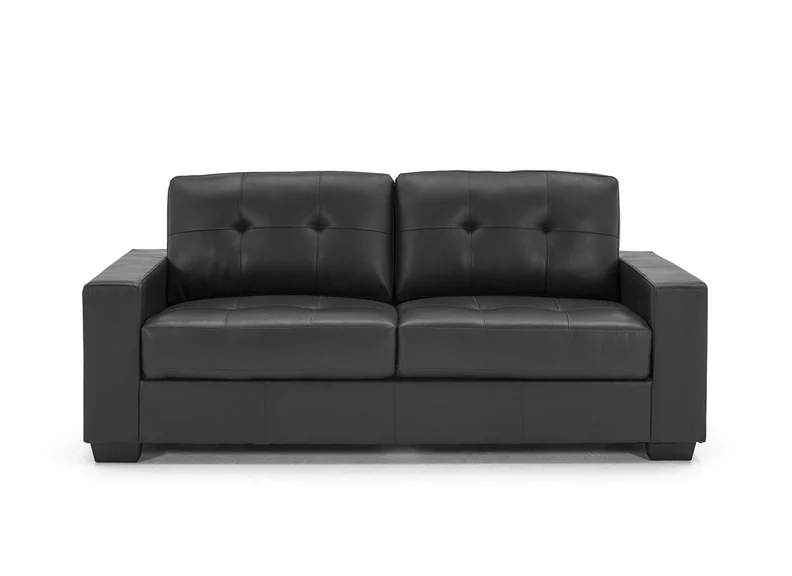 Gemona 3+2 Seat Sofas – Bonded Leather in Grey or Black - Image 3