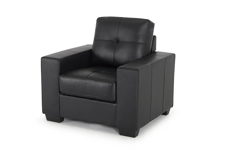 Gemona Armchairs – Bonded Leather Contemporary Design 940mm - Image 4