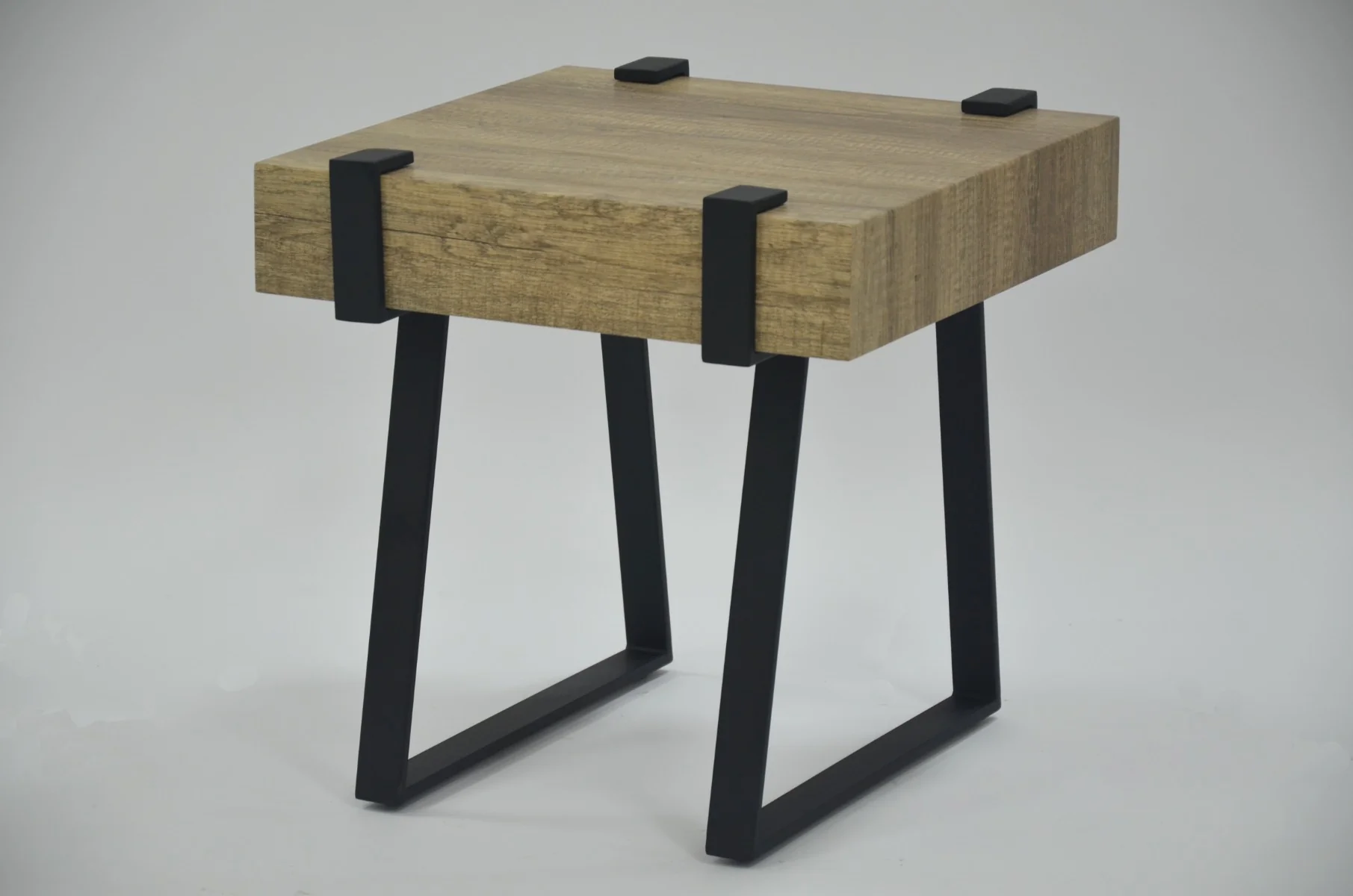 George Lamp Table Grey Oak - Image 2