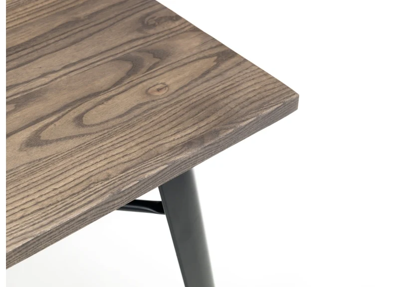 Grafton Dining Set – Retro Industrial Design with Solid Elm Wood - Image 5