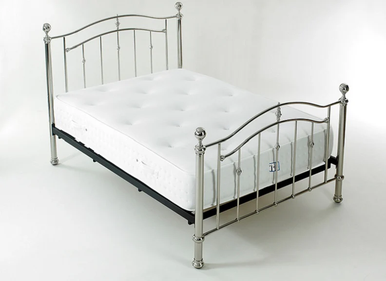 Guelph Chrome Bed Frame – with Sprung Slatted Base - Image 9