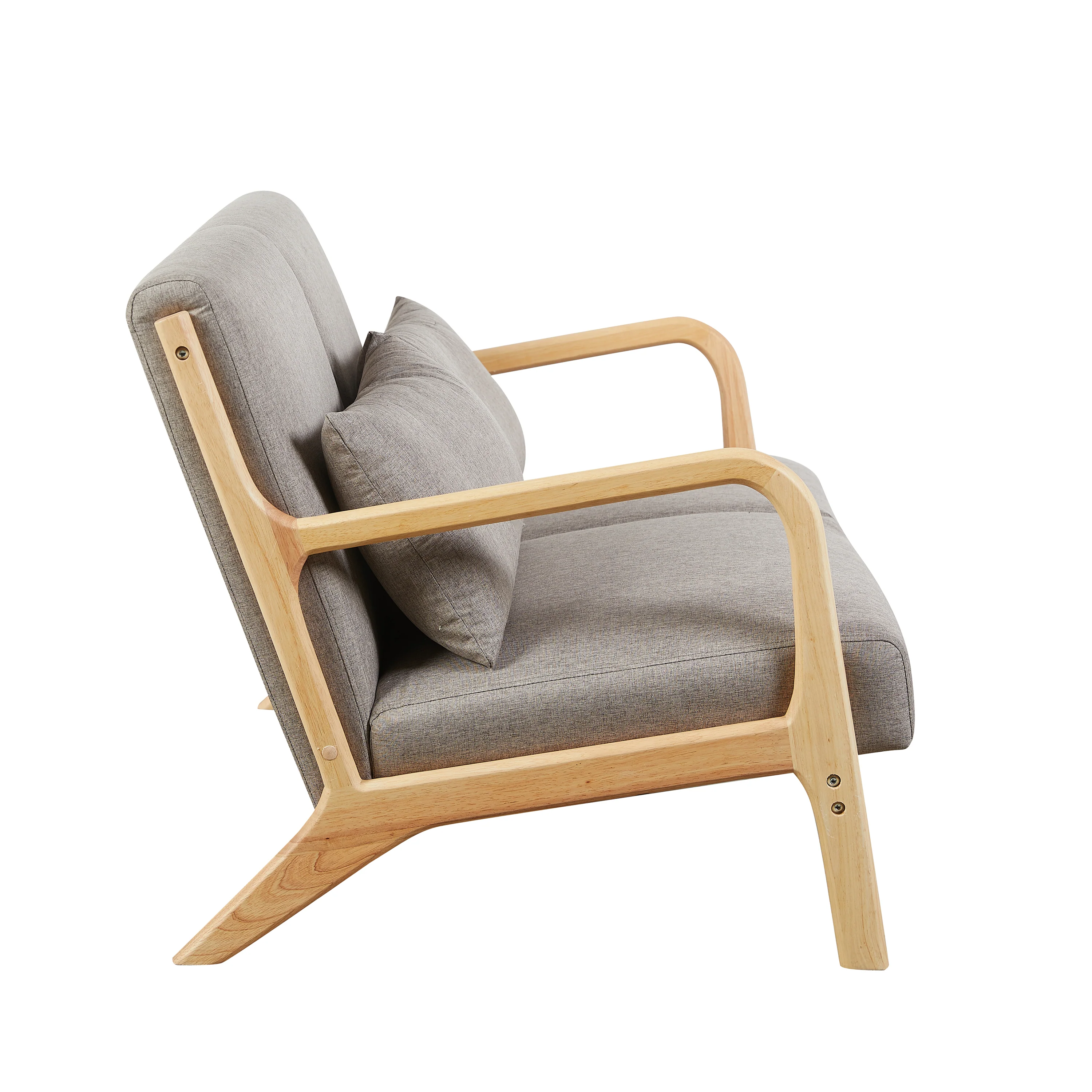 Hadley 2 Seater Stone Linen - Image 4