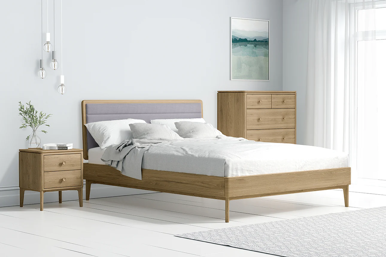 Hadley Bed – Natural Oak with Elegant Design - Image 9