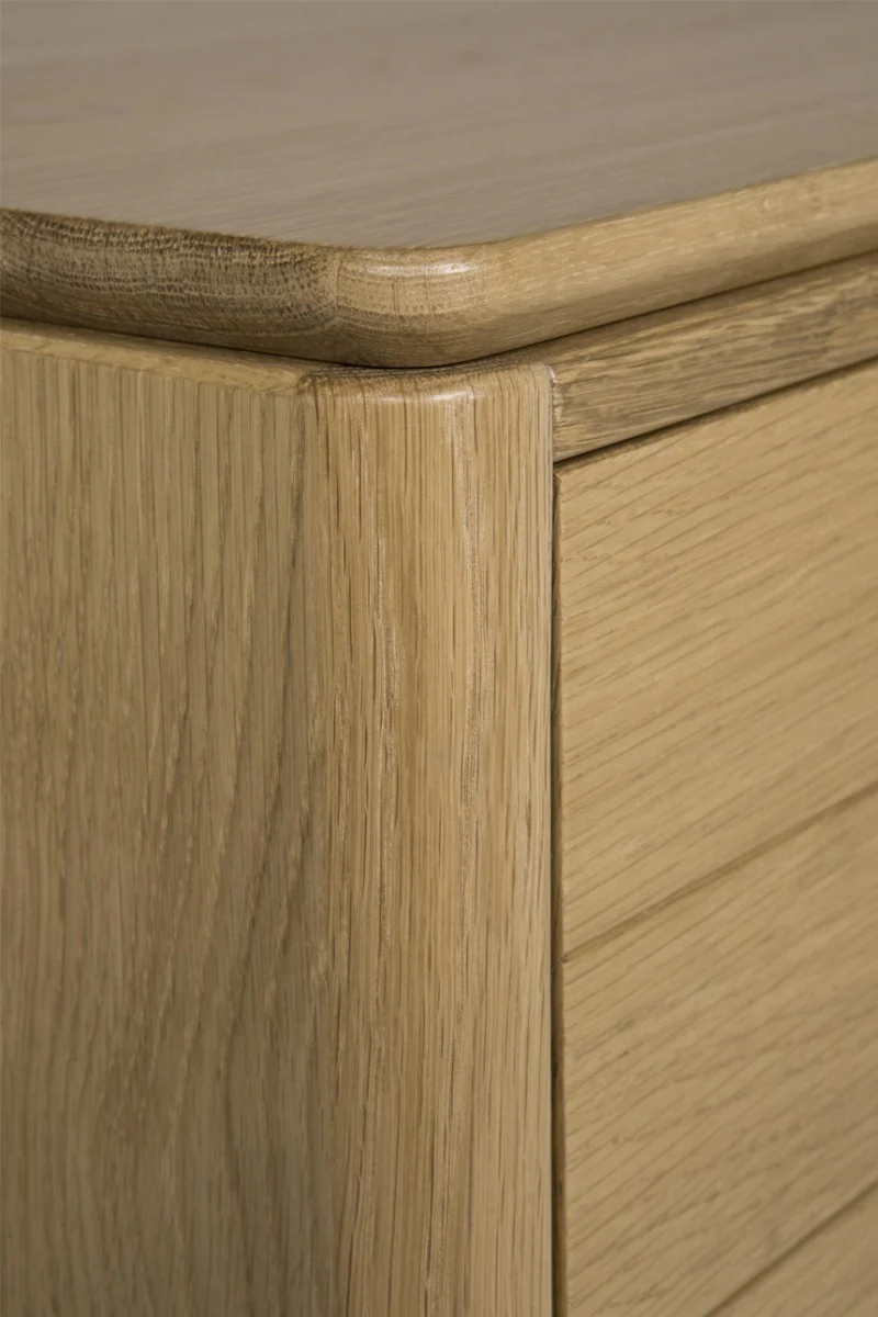 Hadley Bedside Table - Oak Natural - Image 9