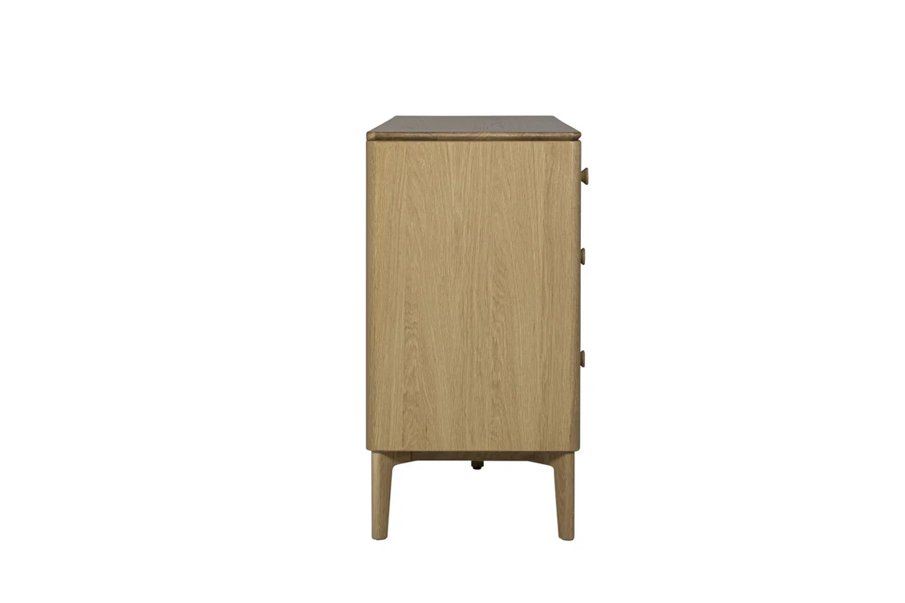 Hadley Wide Chest 7 Drawer - Oak Natural - Image 4
