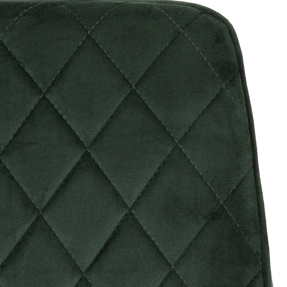 Hamilton Medium Dining Set with Avery Chairs in Medium Oak Effect - Black & Emerald Green Velvet - Image 4