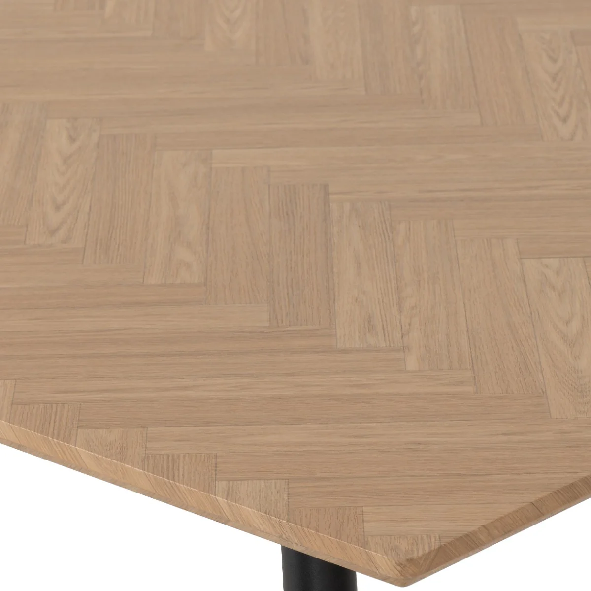 Hamilton Medium Dining Set with Avery Chairs in Medium Oak Effect - Black & Emerald Green Velvet - Image 8