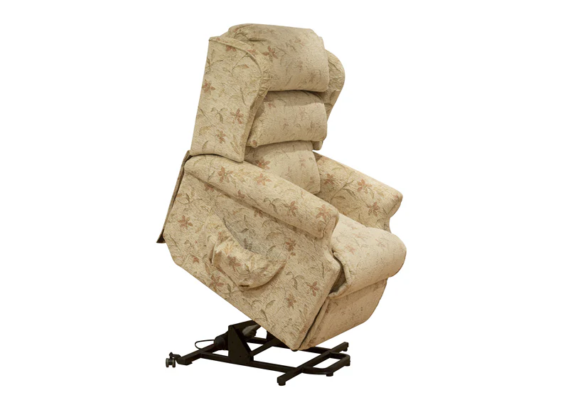 Hampton Lift & Recline Chair – Dual Motor with Compact Design (Anna Beige Fabric) - Image 4