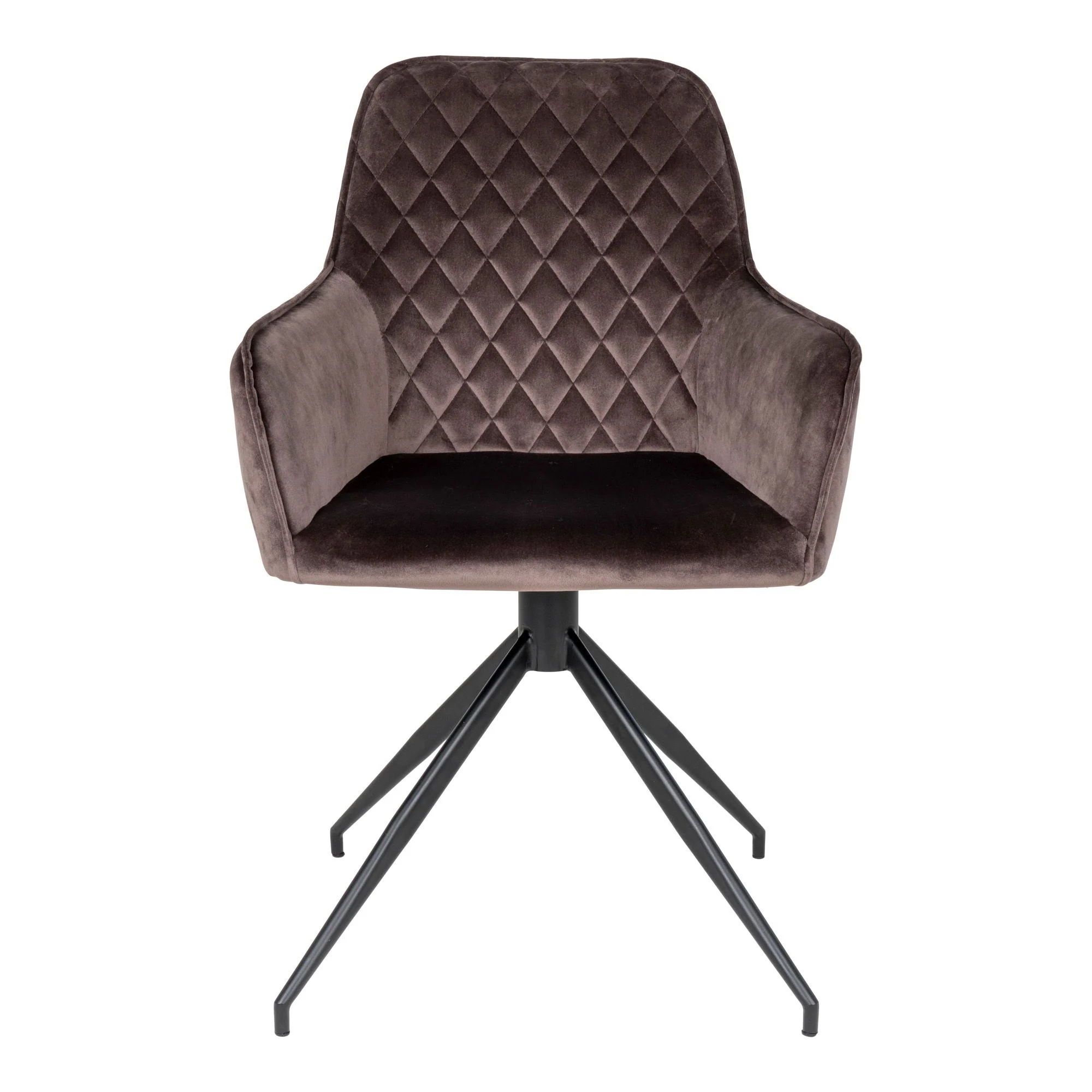 Harbo Dining Chair with Swivel Option 4 – Light Brown Velvet - Image 2
