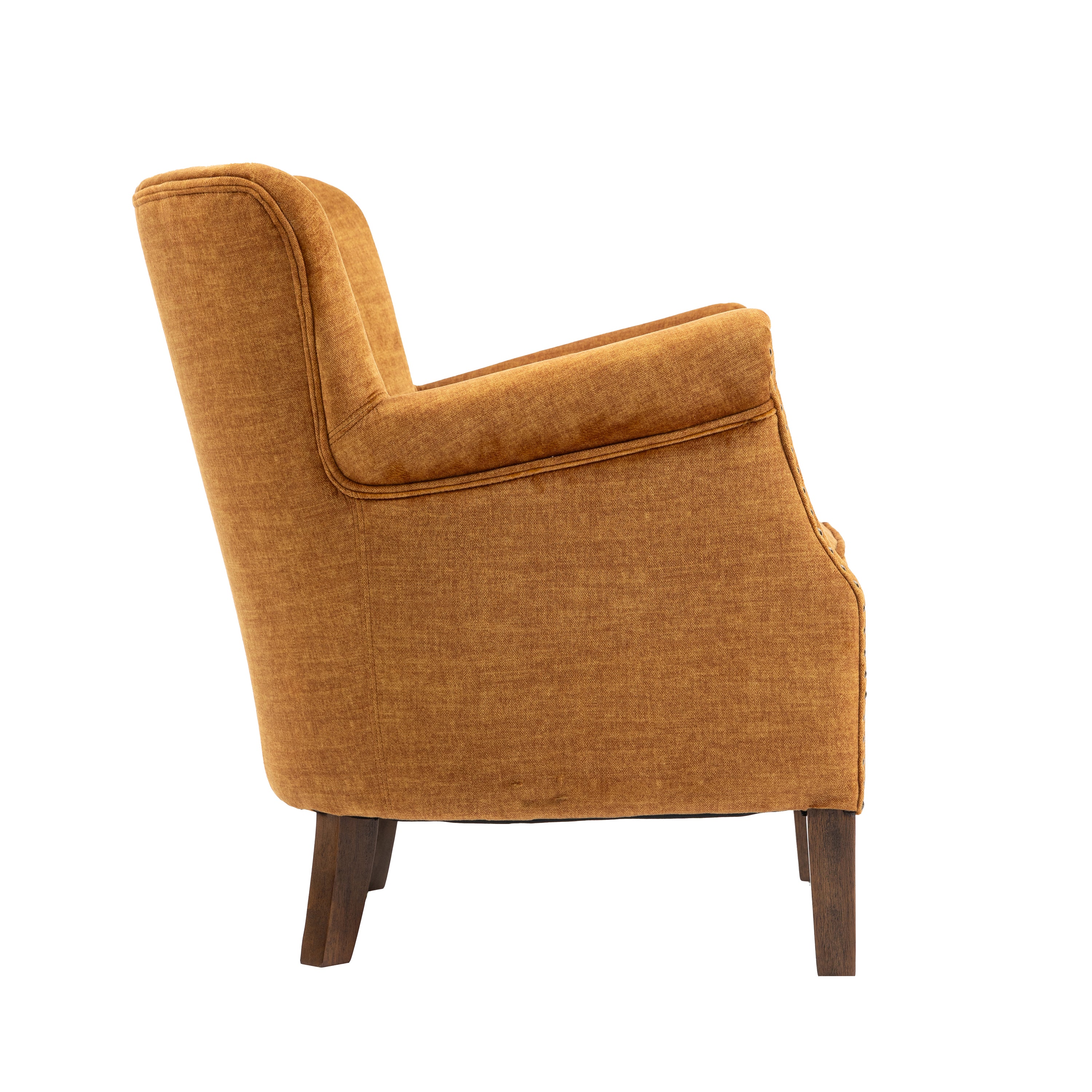 Harlow Armchair Vogue – Amber Fabric Accent Chair - Image 5
