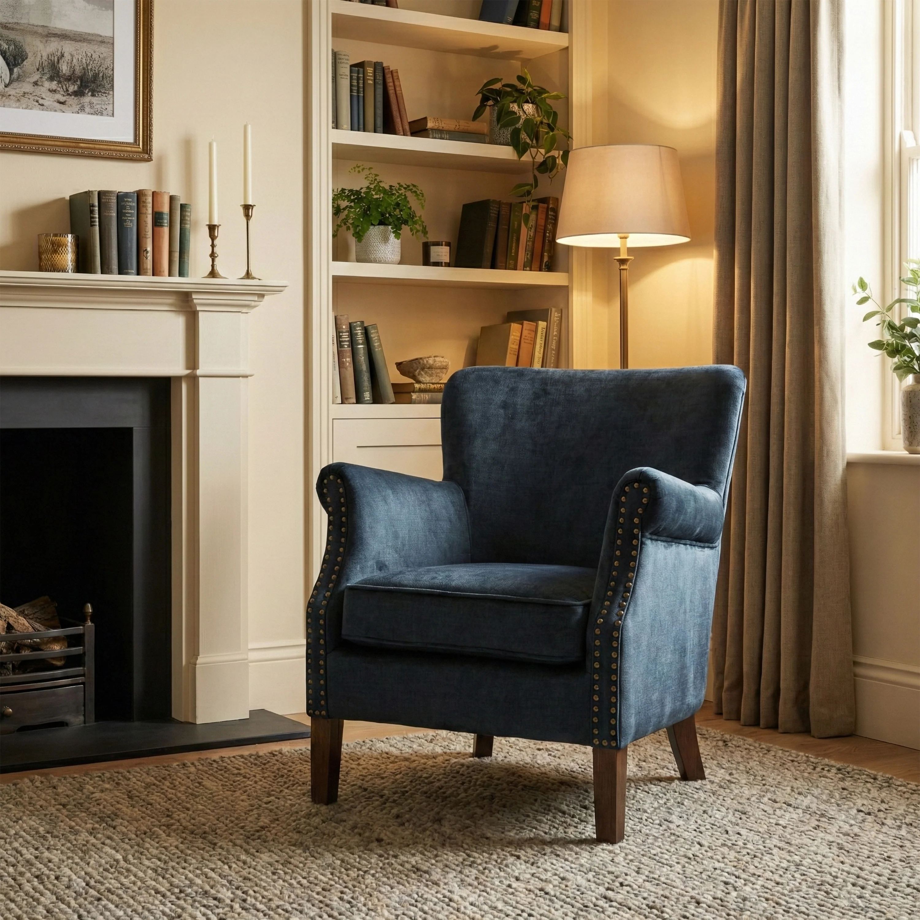 Harlow Armchair Vogue Deep Ocean - Image 8