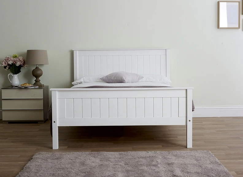 Hauteville High Foot Bed – White Lacquered Finish - Image 2