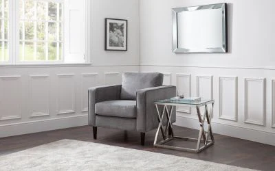 Hayward Armchair - Grey Chenille - Image 6