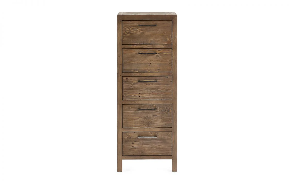 Heritage 5-Drawer Tallboy Chest - Classic Storage Solution - Image 5