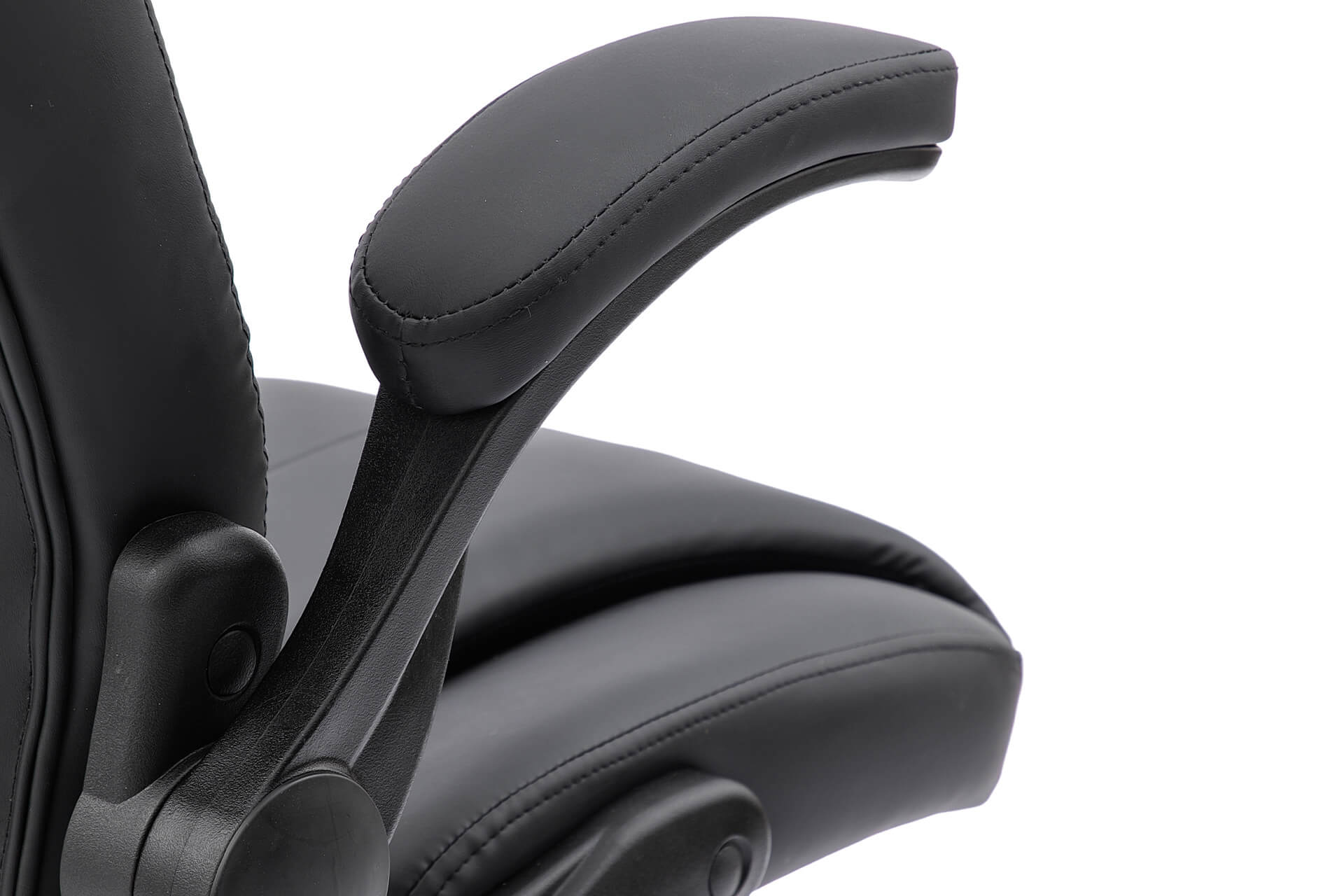 Holden Executive Office Chair – Black with Adjustable Tilt 640mm - Image 4