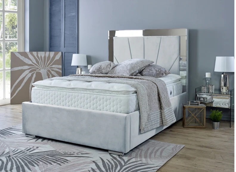 Horizon Velvet Mirrored Beds - Image 26