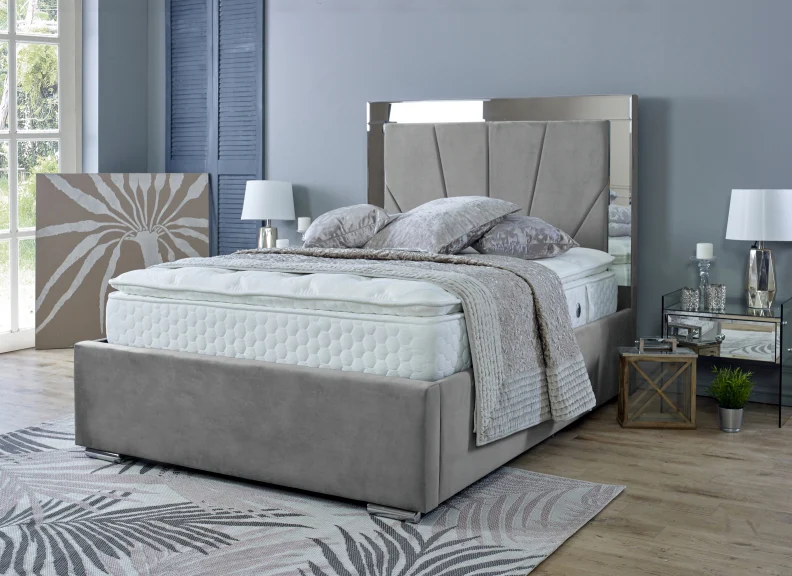 Horizon Velvet Mirrored Beds - Image 32