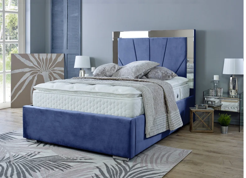 Horizon Velvet Mirrored Beds - Image 65