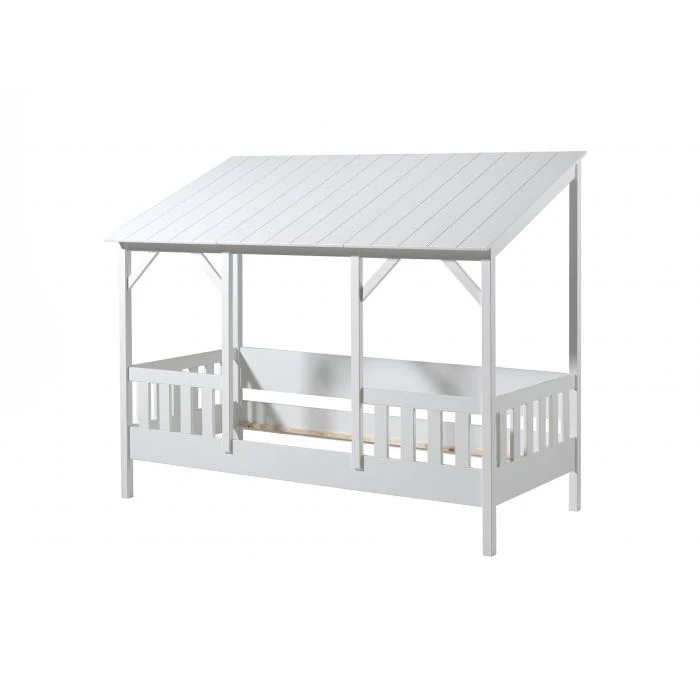 HOUSEBED Bed 90x200cm – White Slatted Design (03) - Image 4