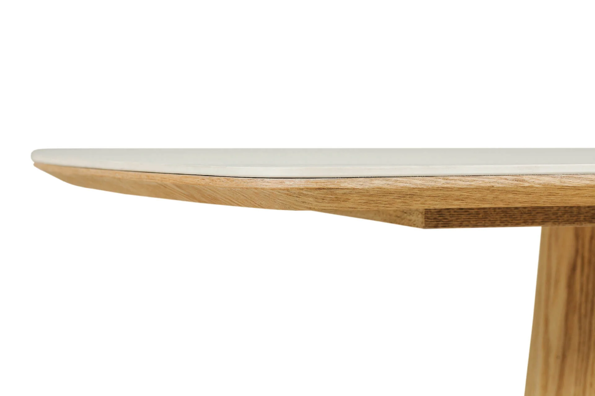 Indy Rectangle Dining Table 160cm – Marble Pattern Ceramic Top with Wood Veneer Base - Image 4