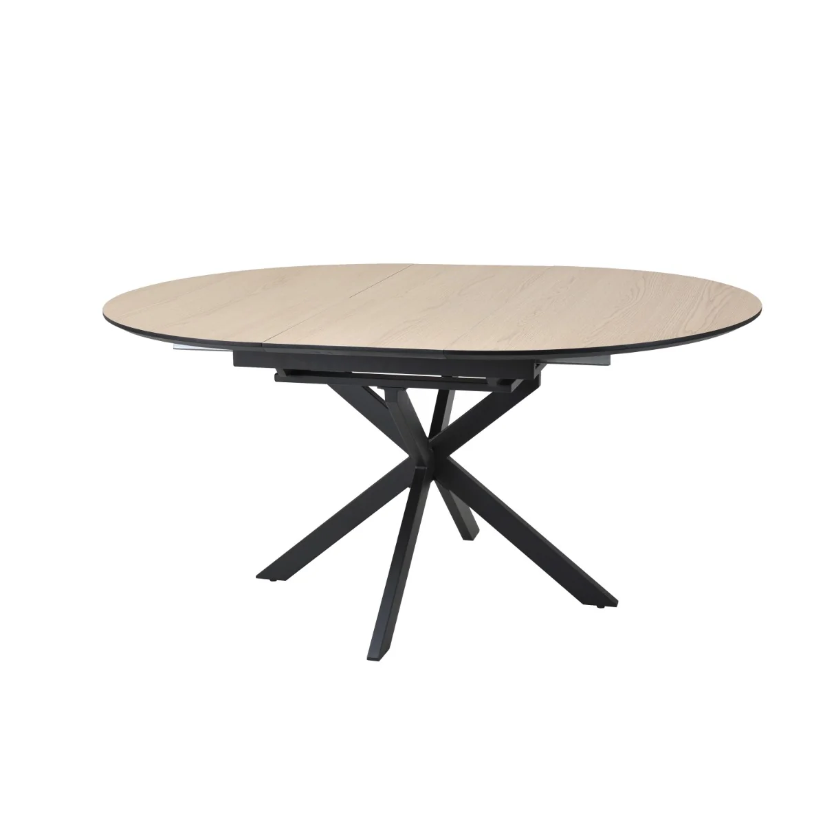 Infiniti 120-160cm Ext. Round Dining Table Dune Oak - Image 3