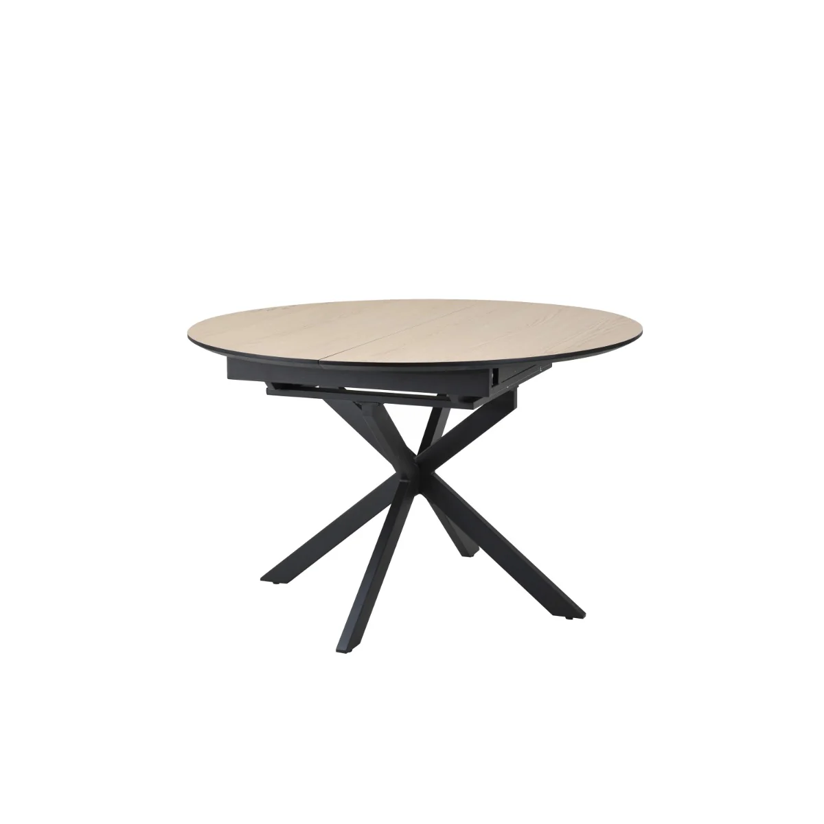 Infiniti 120-160cm Ext. Round Dining Table Dune Oak - Image 4