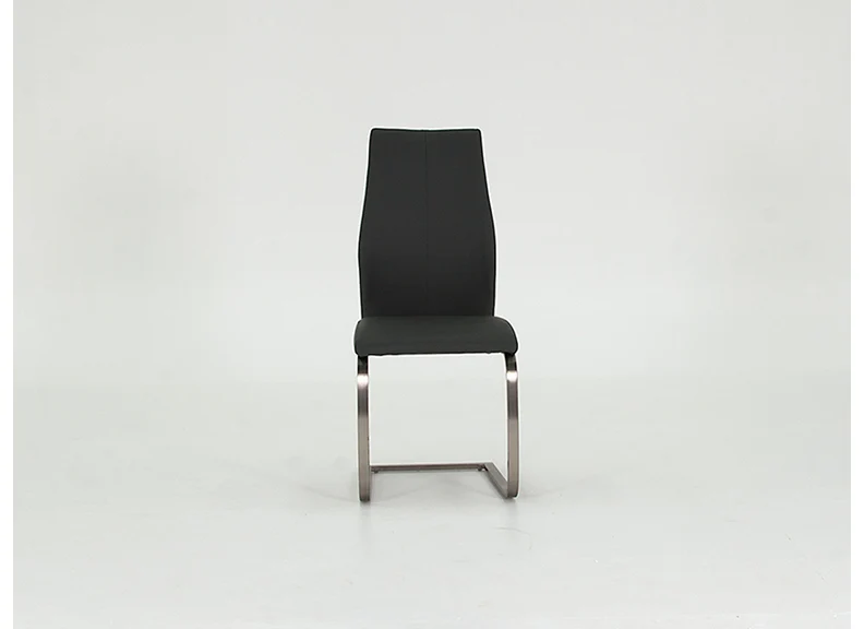 Irma Dining Chairs – Soft Faux Leather (Brushed Metal Frame) - Image 3