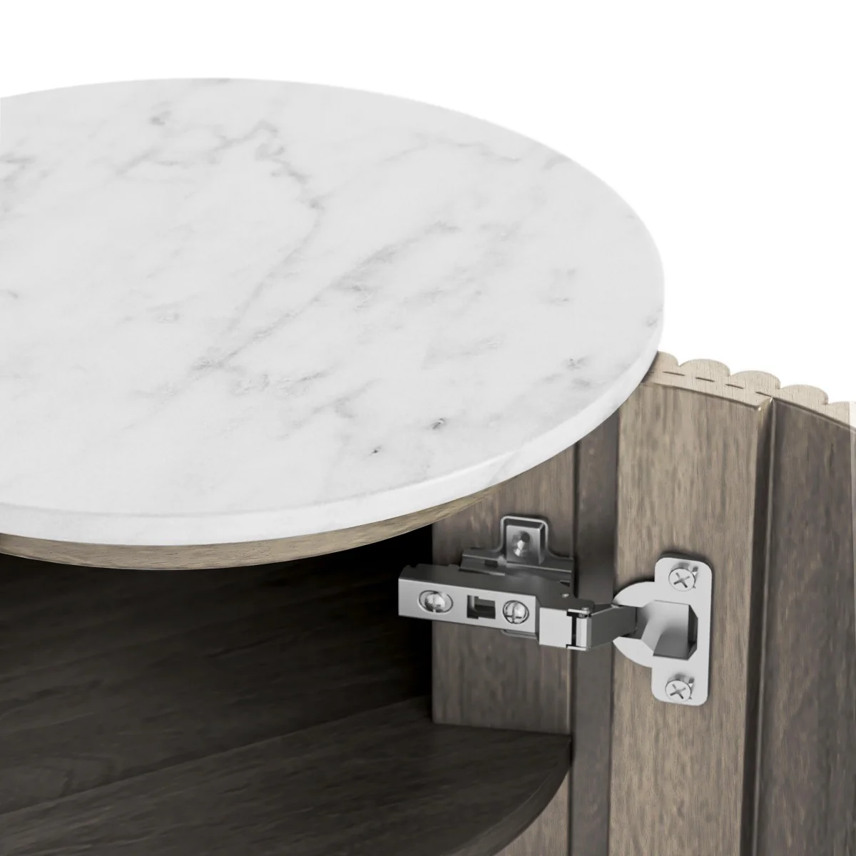 Isabella Side Table with door - Image 3