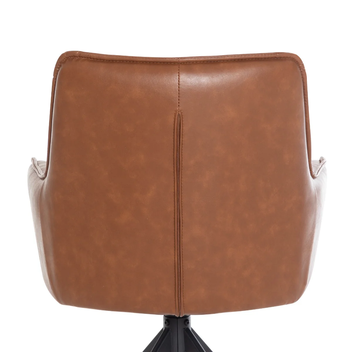 Set of 2 Jacob Dining Chair Tan PU - Image 5