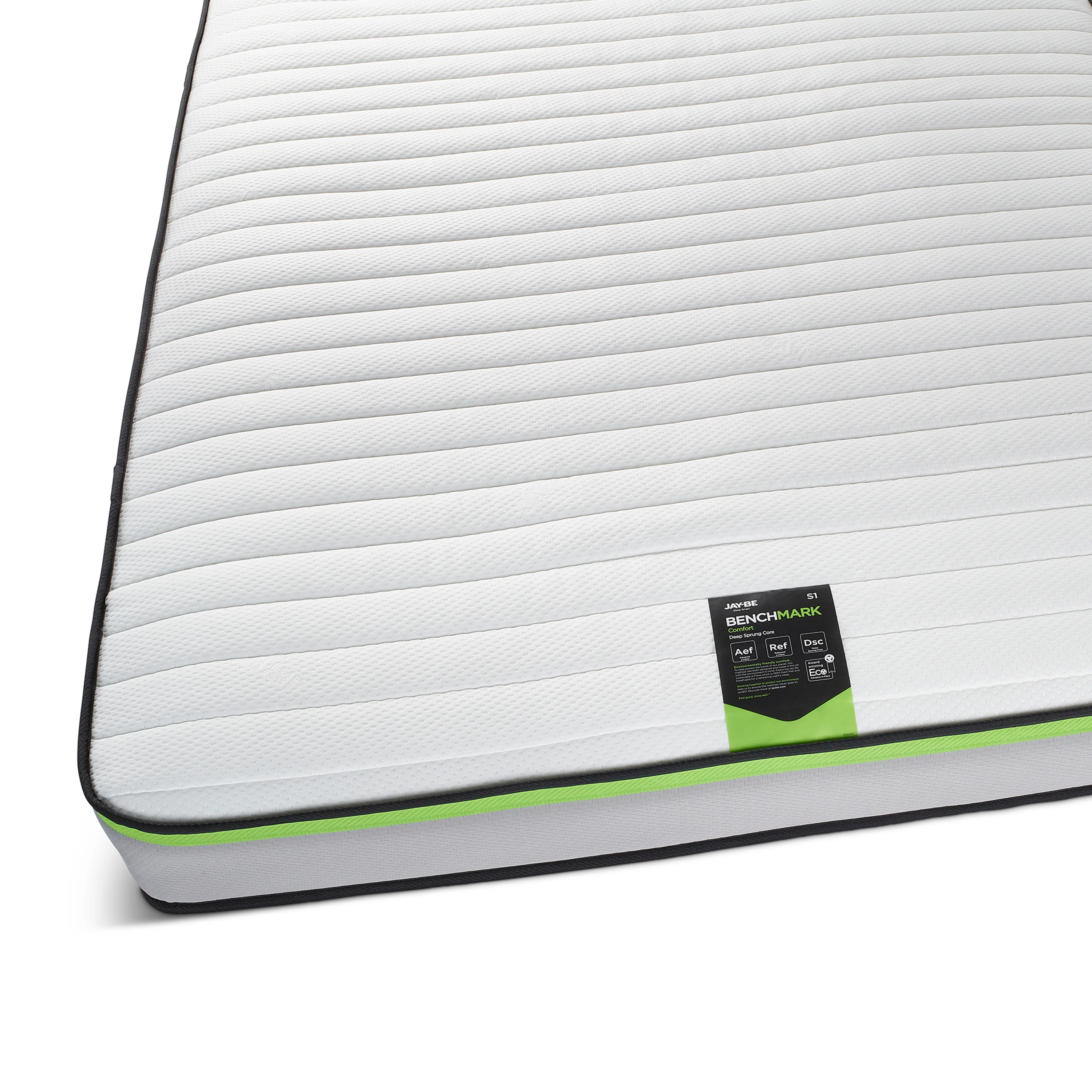 Jay-Be Benchmark S1 Comfort Mattress – Eco-Friendly 5ft with Deep e-Spring Core - Image 5