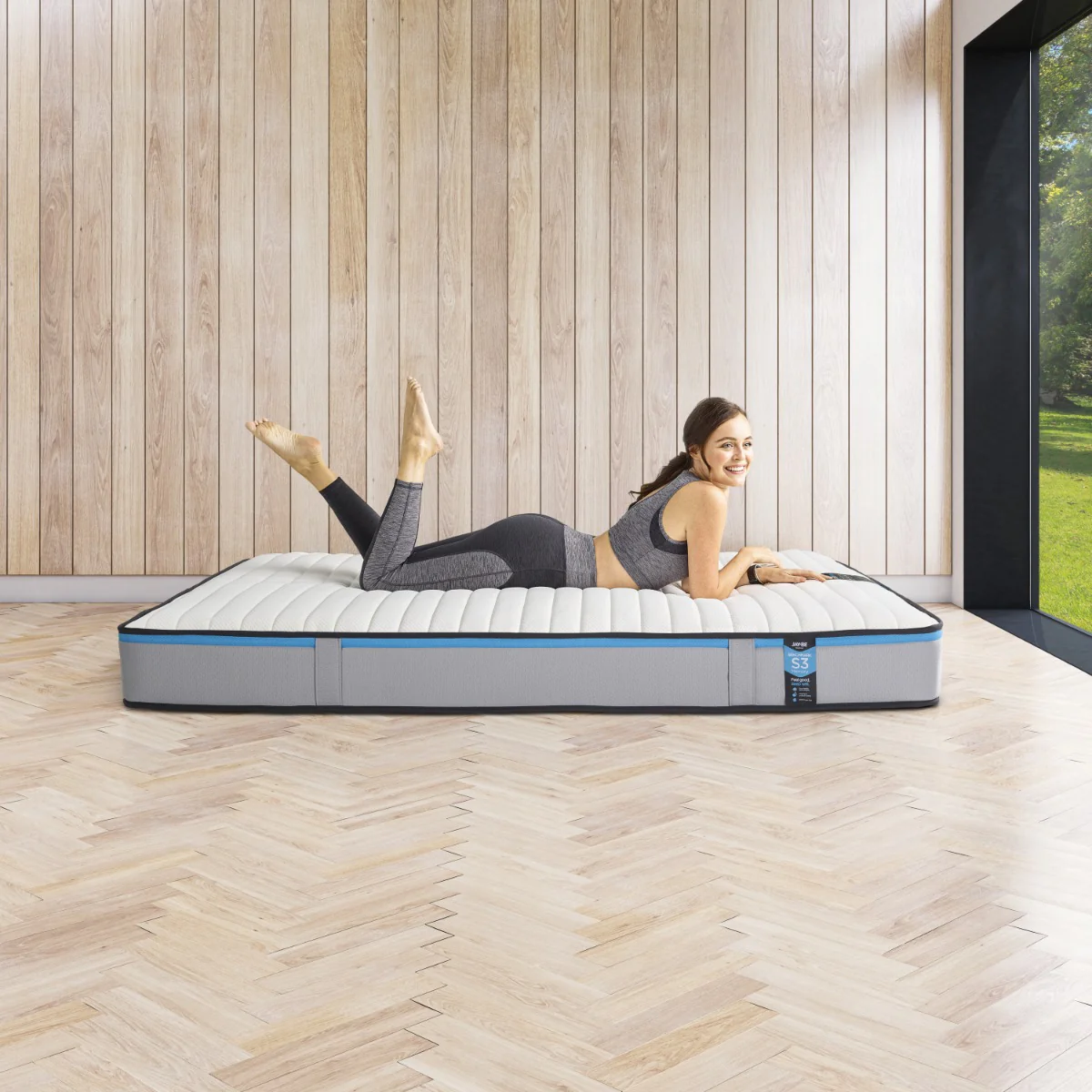 Jay-Be Benchmark S5 Hybrid Mattress – 3ft Eco-Friendly Design