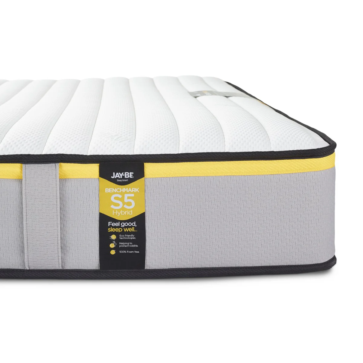 Jay-Be Benchmark S5 Hybrid Mattress – 3ft Eco-Friendly Design - Image 3