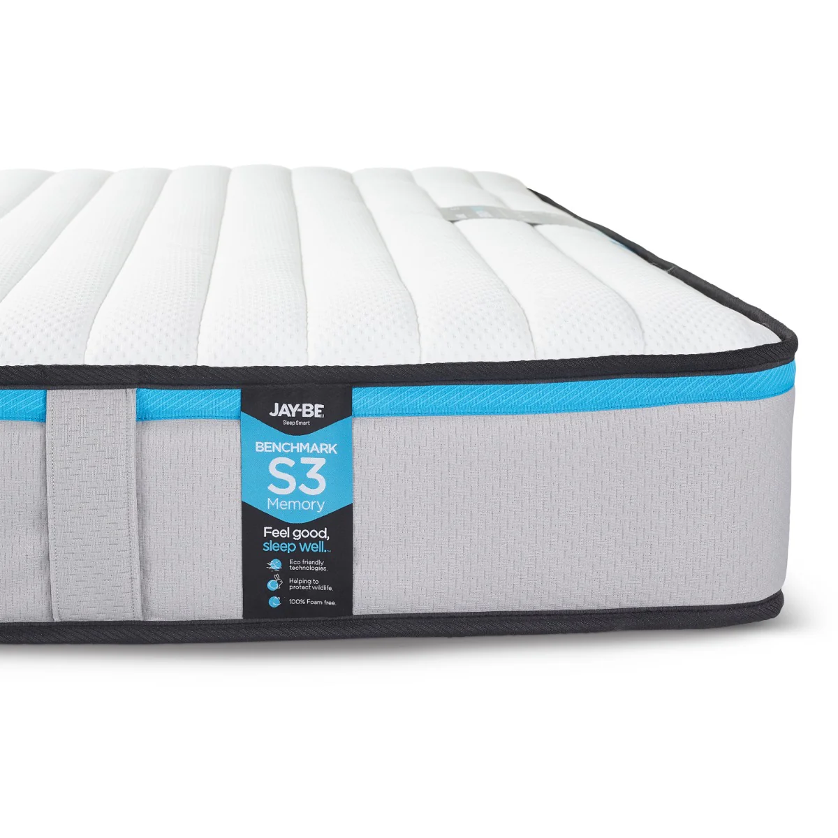 Jay-Be Benchmark S5 Hybrid Mattress – Eco-Friendly 4ft6 with Adaptive Support - Image 2