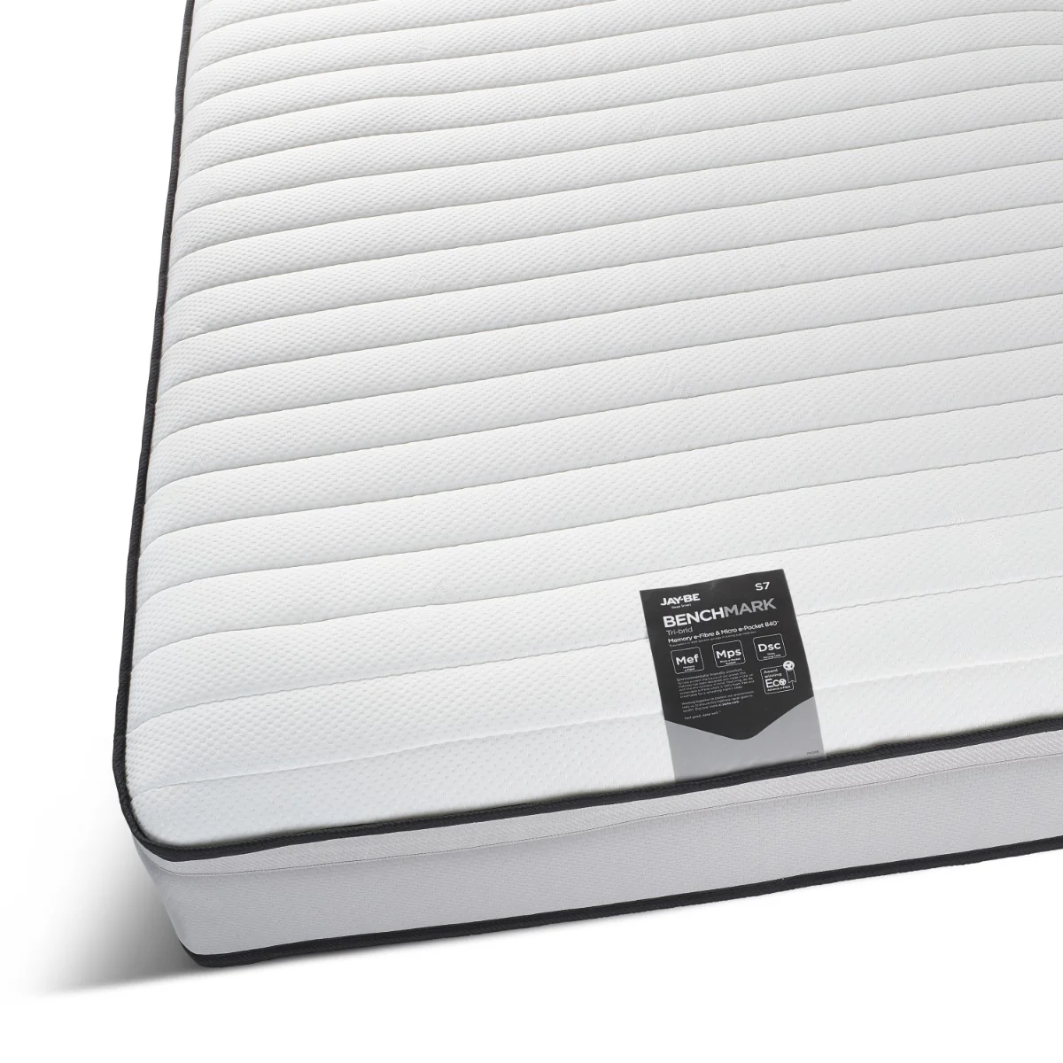 Jay-Be Benchmark S7 Tri-Brid Eco-Friendly Mattress – 3ft with Deep e-Spring Core - Image 5