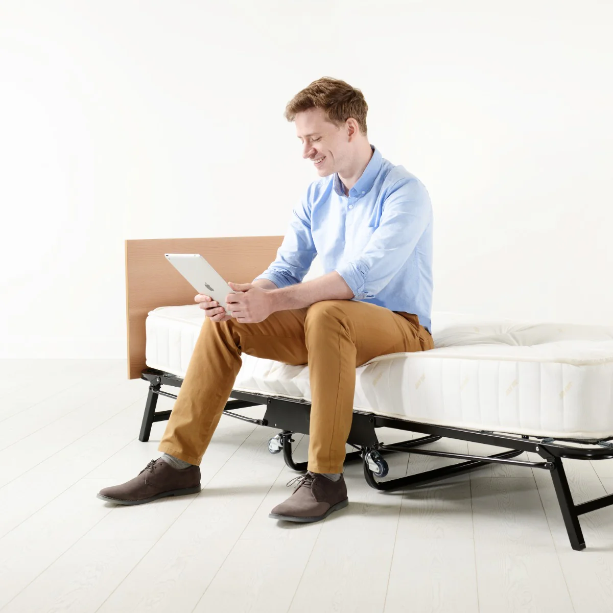 Jay-Be Crown Premier Folding Bed – Deep Sprung Mattress 2ft6 (Pre-order only) - Image 6