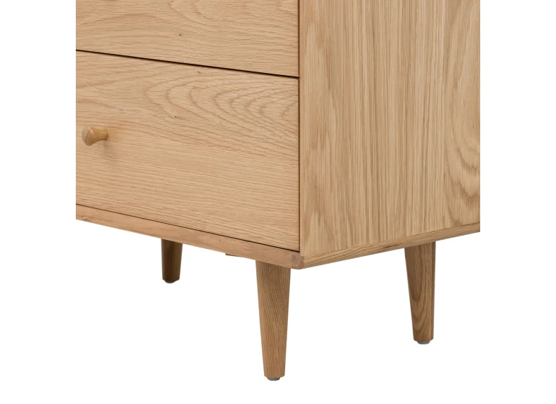 Jenson Three Drawer Chest – Oak with Soft Close Drawers (PRE-ORDER FOR JULY DELIVERY) - Image 4