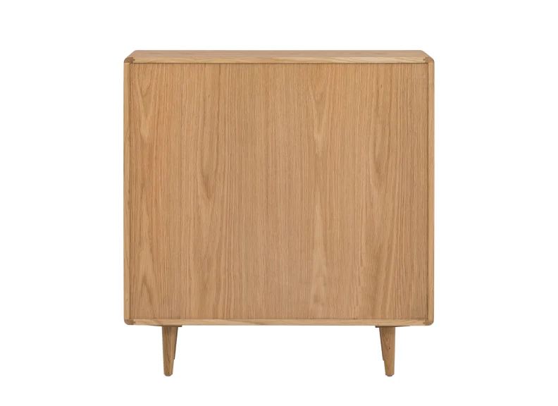 Jenson Low Bookcase – Oak with Soft Close Doors - Image 5