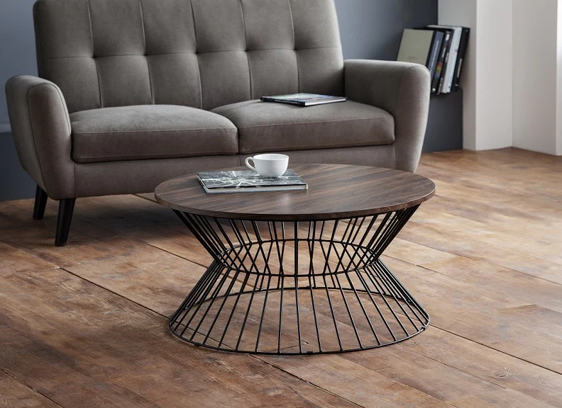 Jersey Wood & Wire Coffee Tables - Image 2