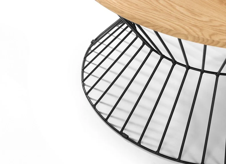 Jersey Wood & Wire Coffee Tables - Image 5