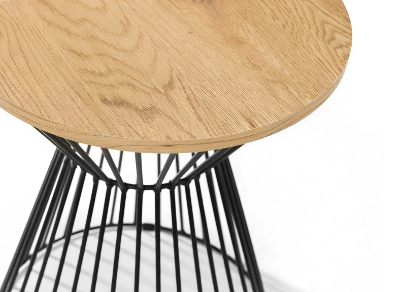 Jersey Wood & Wire Lamp Tables - Image 3