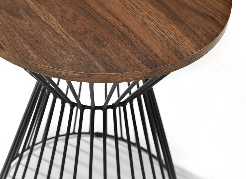 Jersey Wood & Wire Lamp Tables - Image 6