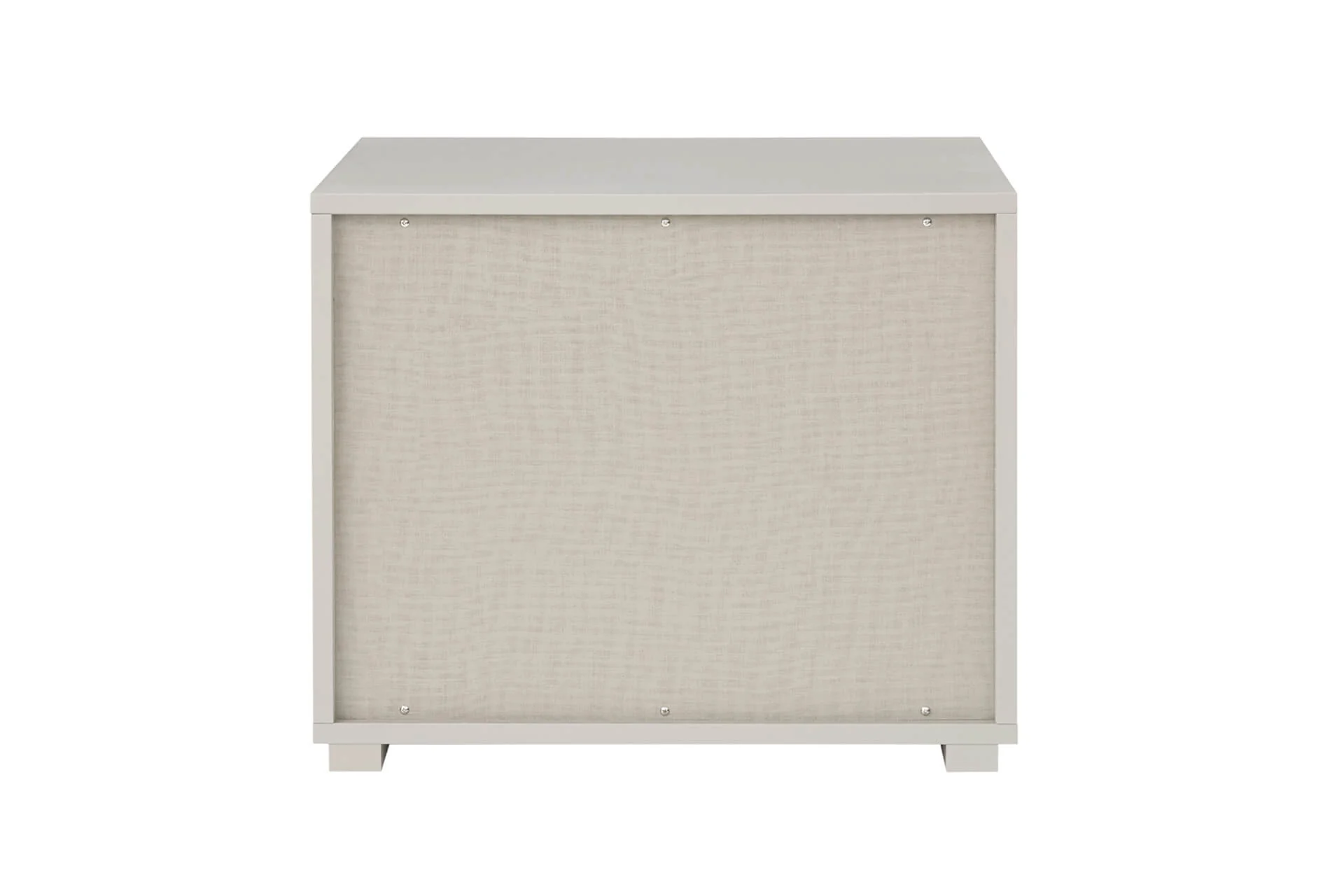 Jules Bedside Table 2 Drawer – Grey Gloss Finish with Soft-Close Mechanism - Image 2