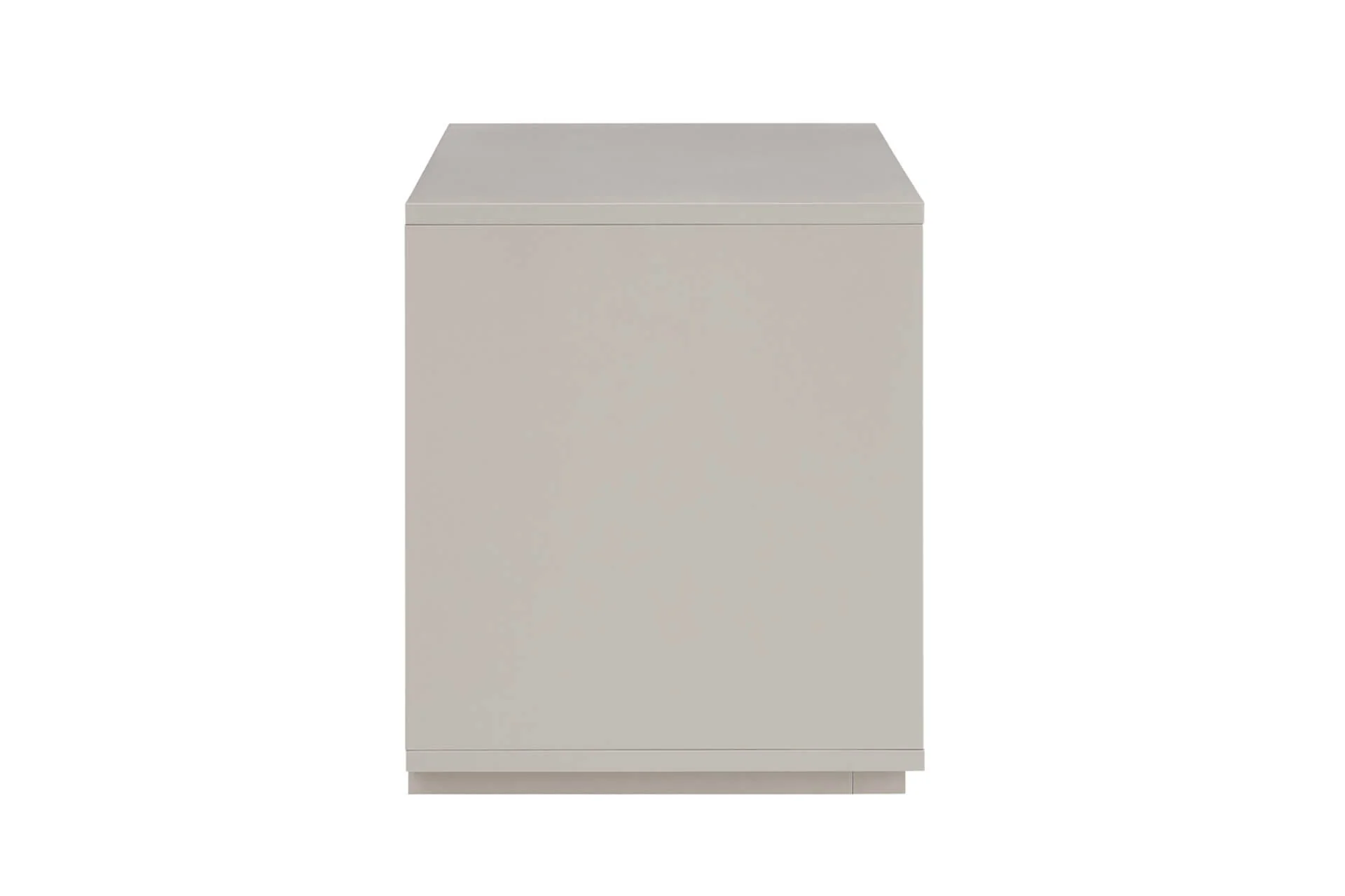 Jules Bedside Table 2 Drawer – Grey Gloss Finish with Soft-Close Mechanism - Image 7